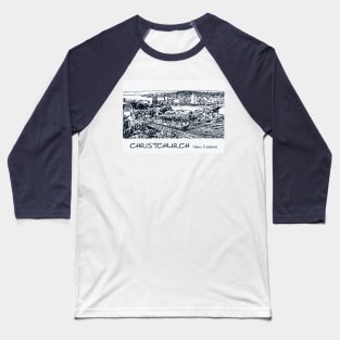 Christchurch New Zealand Baseball T-Shirt